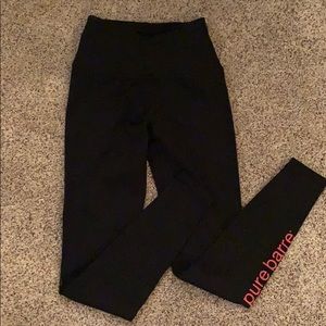 Beyond Yoga for Pure Barre black leggings Sz M